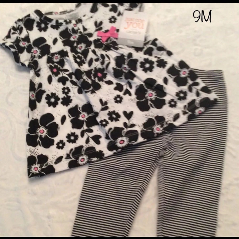 Black and white carter outfit
